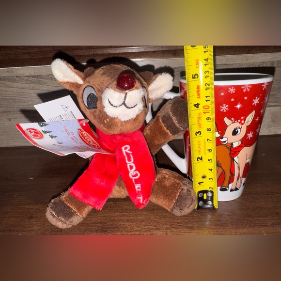 Rudolph the Red Nose Reindeer Plush in Mug Set by DanDee - NEW - Picture 12 of 12